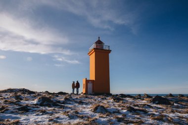 Çift lighthouse yakınındaki