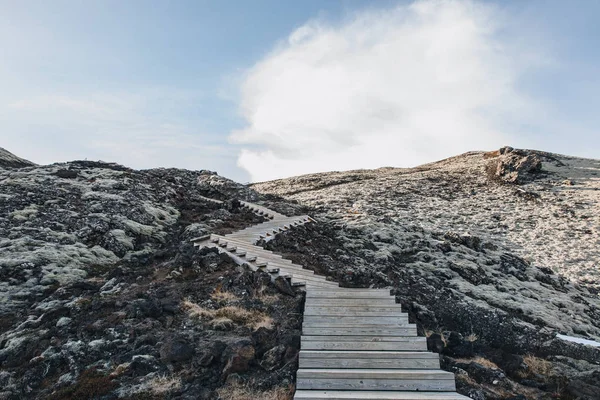 Wooden walkway — Stock Photo, Image