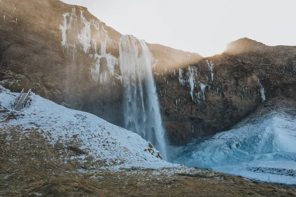 Cachoeira seljalandsfoss — Fotografia de Stock