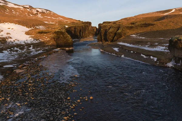 Kalter Fluss — Stockfoto
