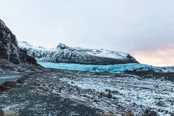 Svinafellsjokull льодовик — стокове фото