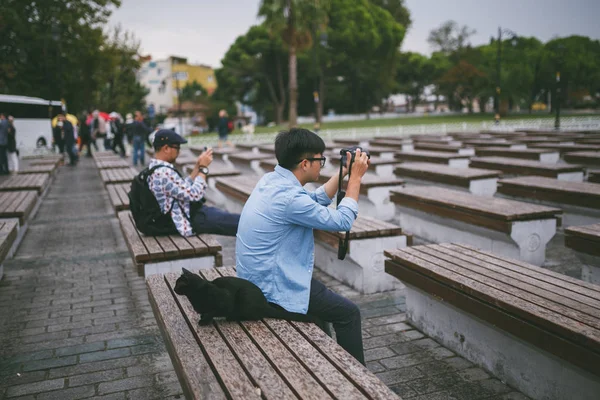 Touristes — Photo de stock