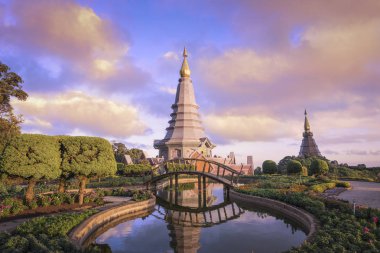 Tayland 'ın Chiang Mai şehrindeki Doi Inthanon Ulusal Parkı' nda tarihi eser..