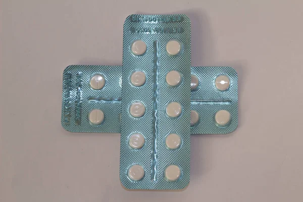Ιατρικά Φάρμακα Δισκία Και Χάπια — Φωτογραφία Αρχείου