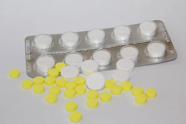 Лекарственные Таблетки Таблетки — стоковое фото