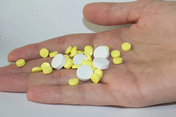 Orvosi Gyógyszer Tabletta Tabletták — Stock Fotó