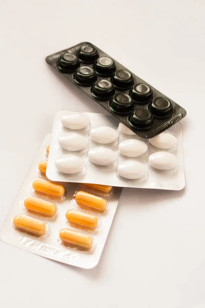 Compresse Medicinali Pillole Mediche — Foto Stock