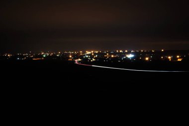 Şehir ışıkları, gece manzarası