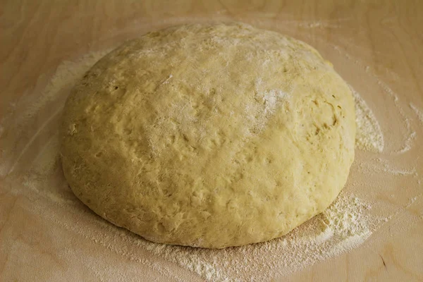 Ciasto Mąki Białej Pszennej — Zdjęcie stockowe