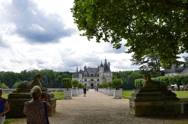 Castle Chenonceau Loire Region France Snap June 2017 View Castle — Stock Photo, Image