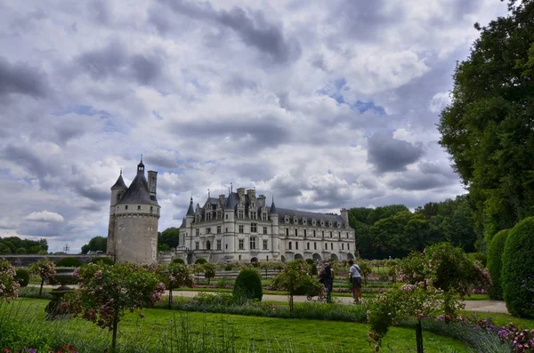 Castelo Chenonceau Região Loire França Snap Junho 2017 Vista Castelo — Fotografia de Stock