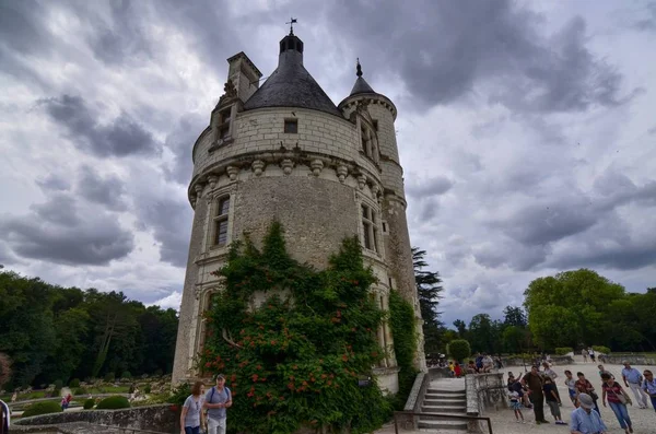 Château Chenonceau Région Loire France Snap Juin 2017 Vue Torre — Photo