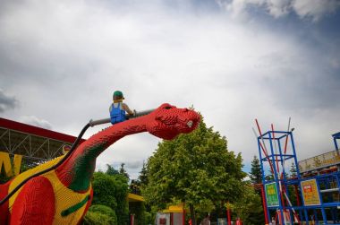 Almanya, Ichenhausen 25 Haziran 2015 yakınındaki Lego park 