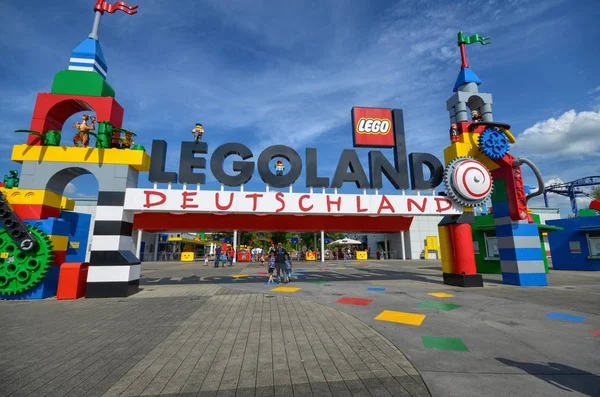 Německo Poblíž Ichenhausen Června 2015 Lego Park Legoland Nastavení Reprodukcí — Stock fotografie