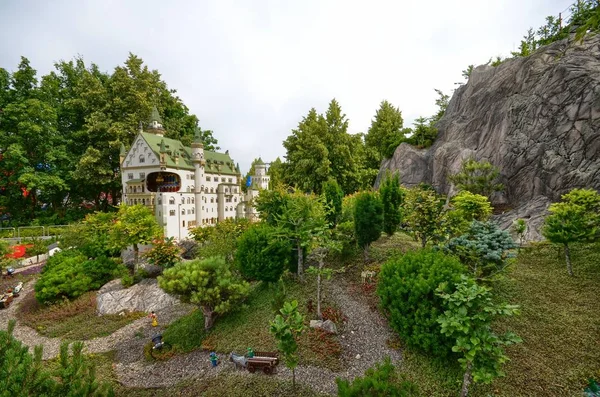 Alemania Cerca Ichenhausen Junio 2015 Lego Park Legoland Ajustes Reproducciones — Foto de Stock