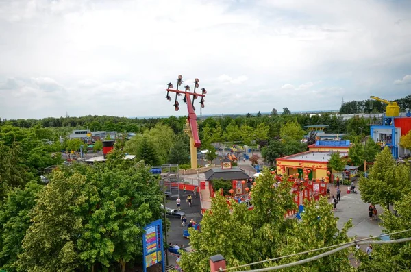 Alemania Cerca Ichenhausen Junio 2015 Lego Park Legoland Ajustes Reproducciones — Foto de Stock