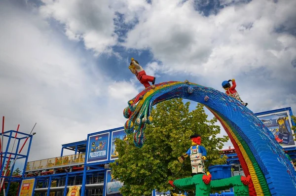 Německo Poblíž Ichenhausen Června 2015 Lego Park Legoland Nastavení Reprodukcí — Stock fotografie