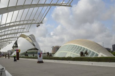  City of Arts and Sciences, Valencia, İspanya 16 Ağustos 2017.