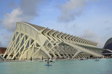  City of Arts and Sciences, Valencia, İspanya 16 Ağustos 2017.