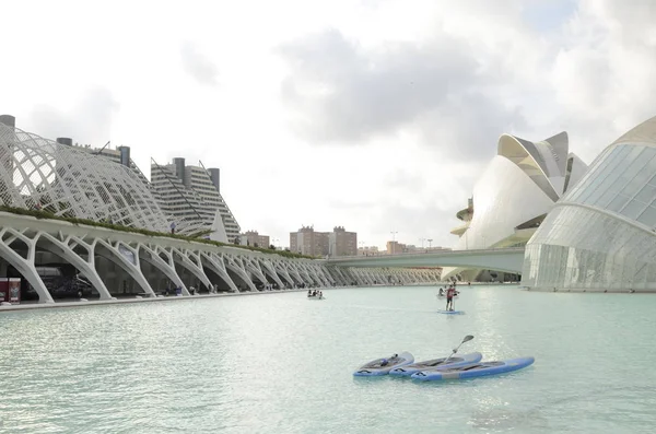 Stadt Der Künste Und Wissenschaften Valencia Spanien August 2017 — Stockfoto