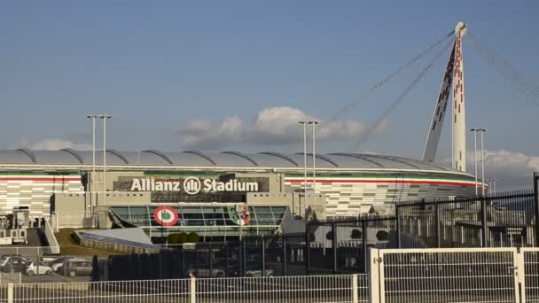 Torino Marzo 2018 Video Dell Allianz Stadium Nuovo Nome Del — Video Stock