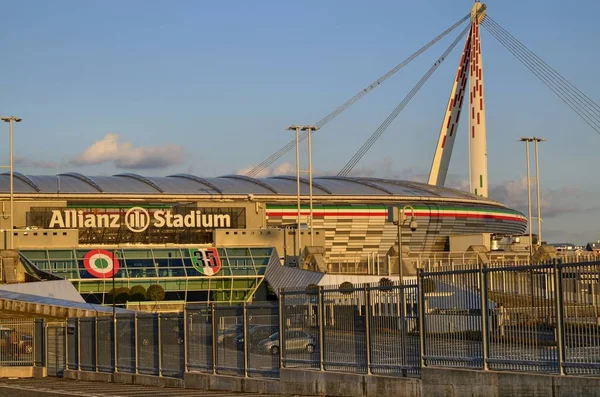 Torino Italia Piemonte Marzo 2018 Alle Verso Tramonto Stadio Allianz — Foto Stock