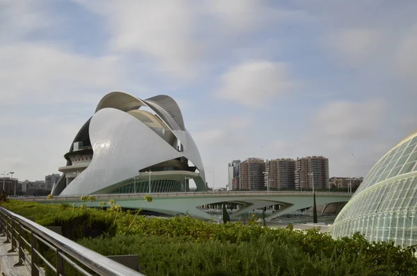 City Arts Sciences Valencia Spanien Augusti 2017 Modern Arkitektur Med — Stockfoto