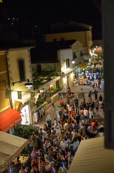 Castiglione Della Pescaia Tuscany Italy August 2014 Hours Top View — Stock Photo, Image