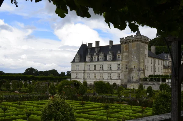 Villandry Loire Valley France June 2017 View Castle Side Magnificent — Stock Photo, Image