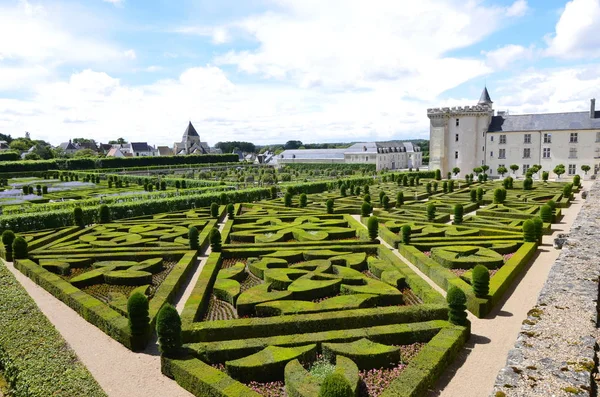 Villandry Valle Del Loira Francia Junio 2017 Vista Del Castillo —  Fotos de Stock