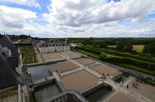 Villandry Loire Valley France June 2017 View Castle Lookout Entrance — Stock Photo, Image