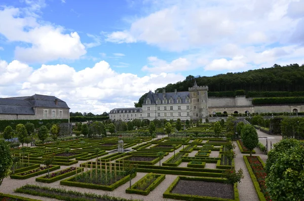 Villandry Valle Del Loira Francia Junio 2017 Vista Del Castillo —  Fotos de Stock