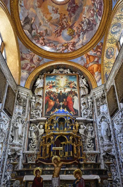 Palermo Italia Sicilia Agosto 2015 Hermosa Iglesia Del Martorana Centro — Foto de Stock