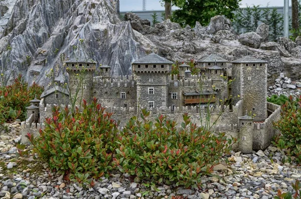 Bergamo Itálie Lombardie Červen 2014 Blízkosti Leolandia Známý Pro Miniaturní — Stock fotografie