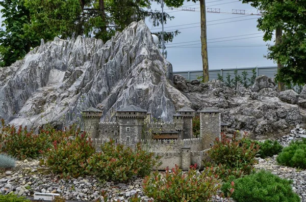 Bergamo Itálie Lombardie Červen 2014 Blízkosti Leolandia Známý Pro Miniaturní — Stock fotografie