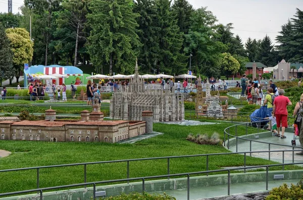 Bergamo Italia Lombardia Giugno 2014 Leolandia Parco Divertimenti Noto Riproduzioni — Foto Stock