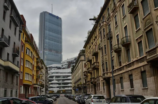 Milaan Lombardije Italië December 2017 Wolkenkrabbers Van Milaan Moderne Zeer — Stockfoto