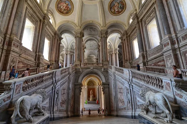 Caserta Región Campania Italia Agosto 2016 Espléndido Palacio Real Caserta — Foto de Stock