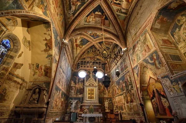 Orvieto Umbría Agosto 2015 Catedral Orvieto Caracterizada Interior Por Espléndidos — Foto de Stock