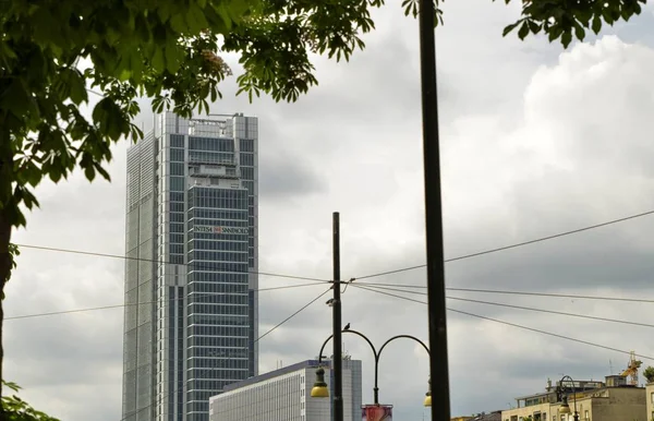 Turin Italy Piedmont May 2018 Background Skyscraper Headquarters Intesa Sanpaolo — Stock Photo, Image