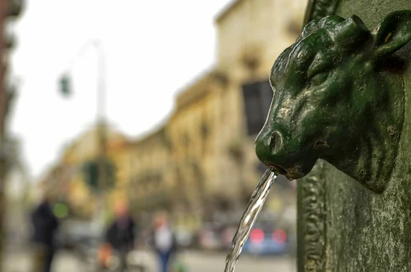 Turin Piedmont Region Italy May 2018 Symbolic Fountain Turin Torello — Stock Photo, Image