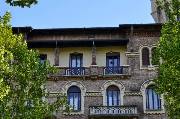 Casa Victoria Casa Dragones Corso Francia Edificio Histórico Turín Uno — Foto de Stock