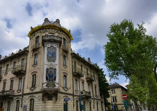 Turín Región Del Piamonte Italia Abril 2017 Casa Fenoglio Lafleur — Foto de Stock