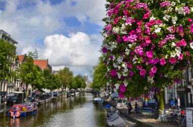 Amsterdam, Hollanda. Ağustos 2019. C 'lerden birinin büyüleyici görünümü