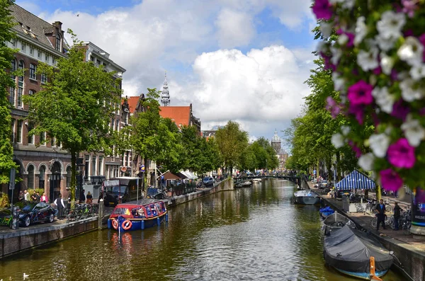 Amsterdam, Hollanda. Ağustos 2019. C 'lerden birinin büyüleyici görünümü