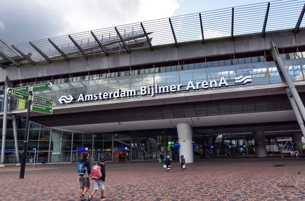 Amsterdam, Holland, August 2019. Amsterdam Bijlmer ArenA is the — Stock Photo, Image