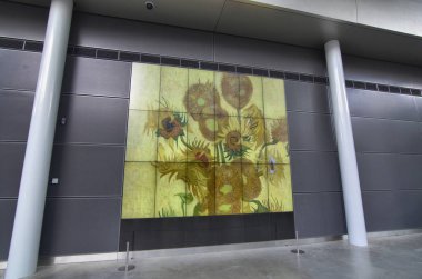 Amsterdam, Hollanda. Ağustos 2019. En ünlü eserler yersizdir.