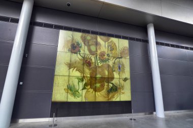 Amsterdam, Hollanda. Ağustos 2019. En ünlü eserler yersizdir.