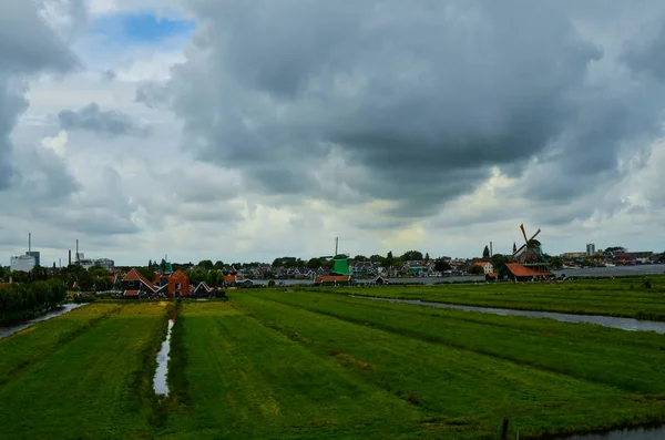 Zaanse Schans, Olanda, agosto 2019. Nord-est di Amsterdam è — Foto Stock