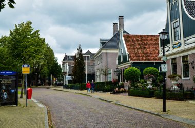 Zaandijk, Hollanda, Ağustos 2019. Kuzeydoğu Amsterdam küçük bir yer.